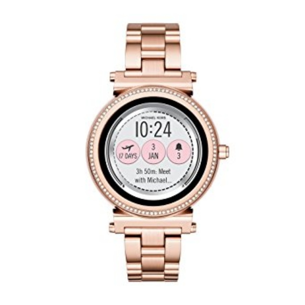 Michael Kors Unisex Rose Gold Smart Watch MKT5022 - Picture 1 of 7